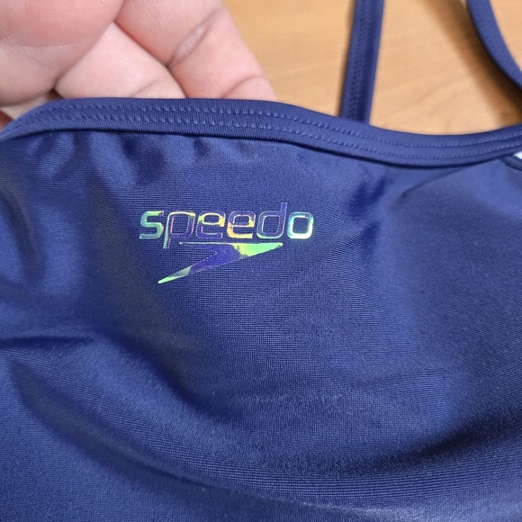 Speedo Quantum Splice One Piece Swimsuit Women 14 Athletic Swimming Surf UPF 50+ - Picture 5 of 15